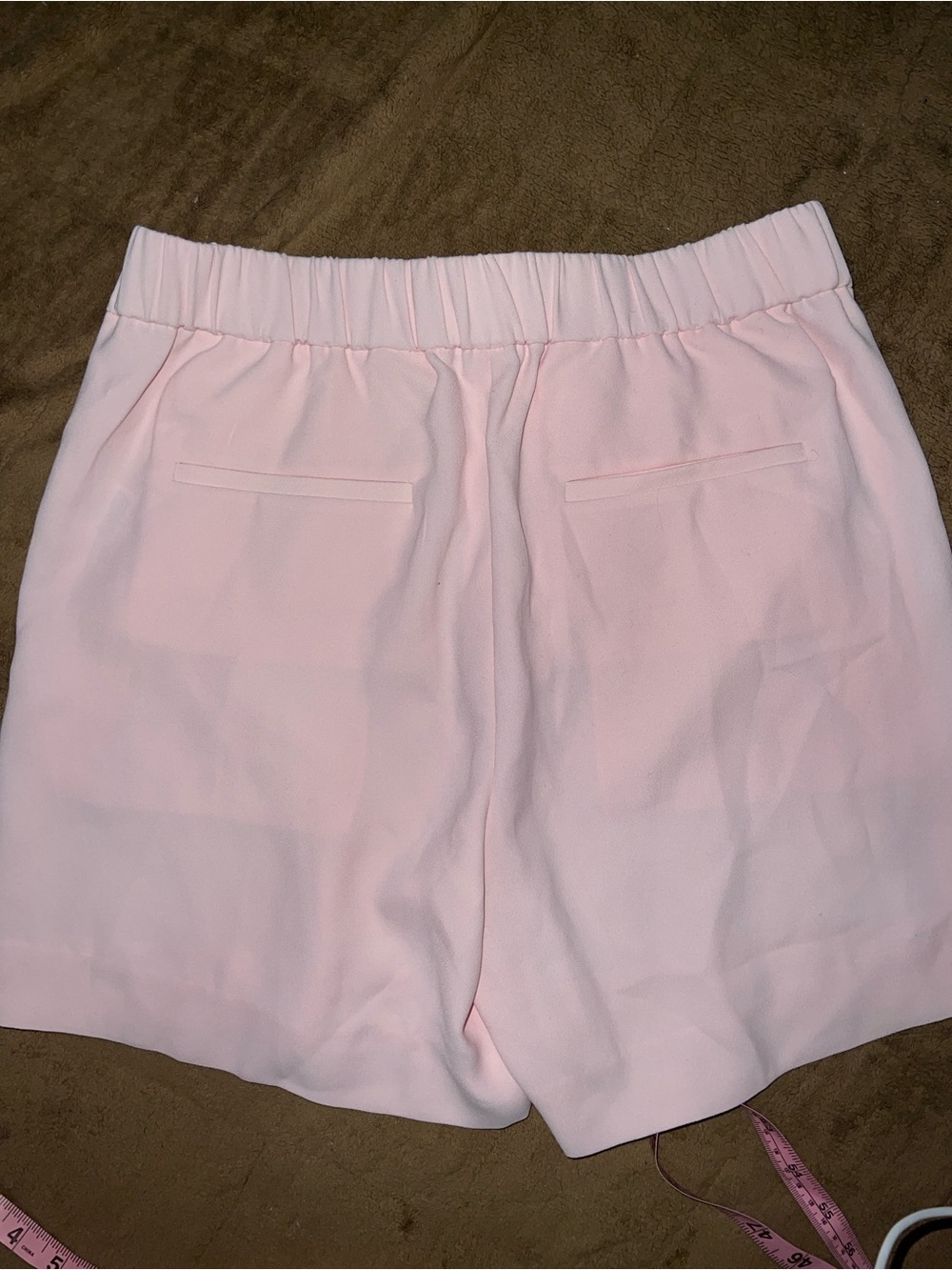 J. Crew Light Pink Bermuda Shorts 100%polyester size 4 - Picture 2 of 7